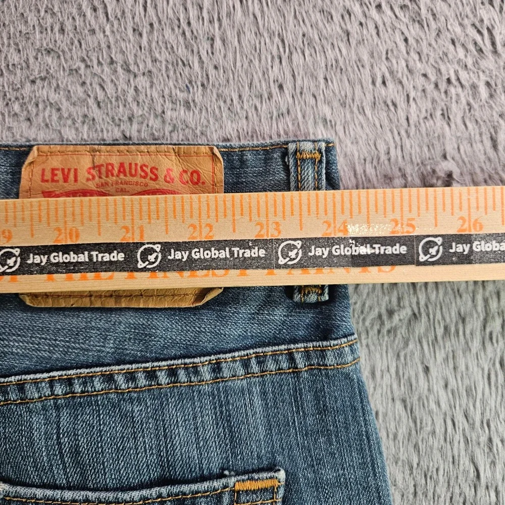 Levis 559 Relaxed Straight Jeans Mens 48x32 Medium Wash Blue Denim